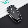 2 кнопки TPU дистанционный ключ автомобиля оболочка для Chevrolet Cruze Malibu Camaro Equinox смарт-брелок протектор аксессуары