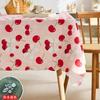Premium Tablecloth Waterproof Anti-Scald Printed Tablecloth Pastoral Rectangular Multi-Use Wipeable Picnic Mat Table Fabric