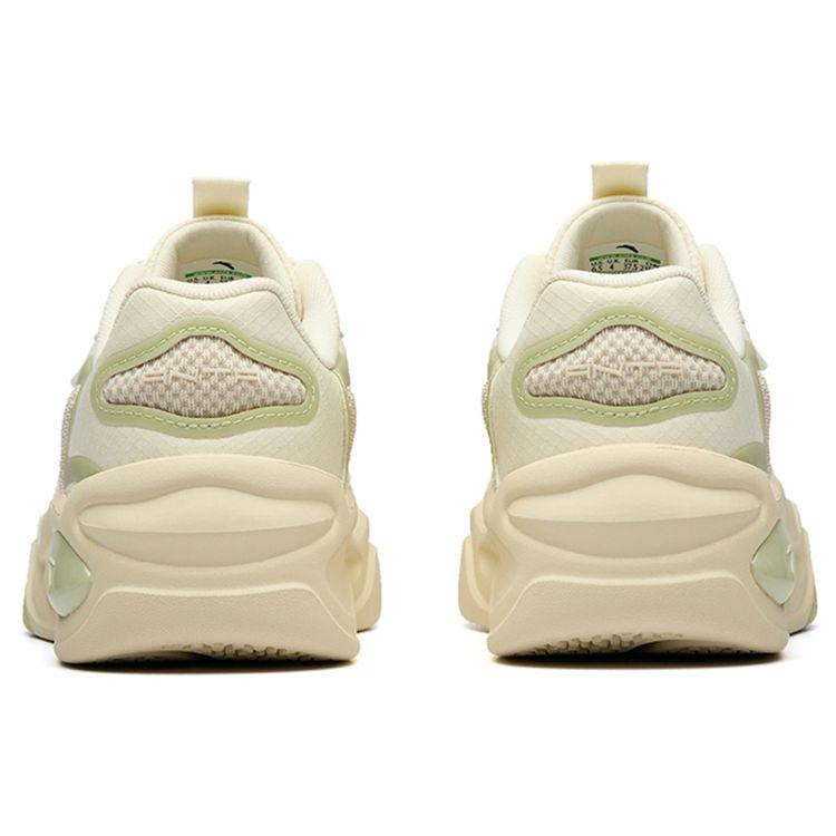 Anta Treading Trendy Versatile Low-Top Sports Casual Shoes Women Sneakers White Yellow Green 122238091R-3