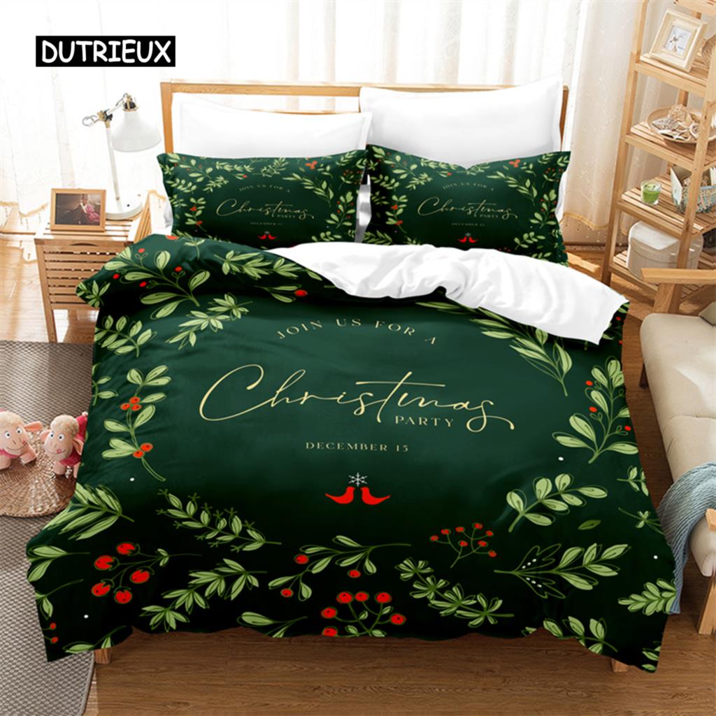 Forest Christmas Bedding Set Duvet Cover Set 3d Bedding Digital Printing Bed Linen Queen Size Bedding Set Fashion Design