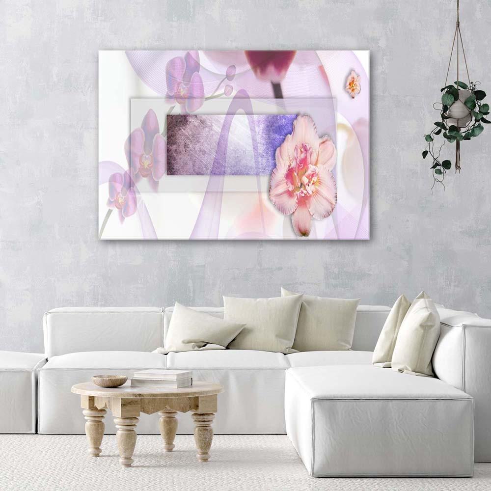 Canvas print, Romantic flower composition