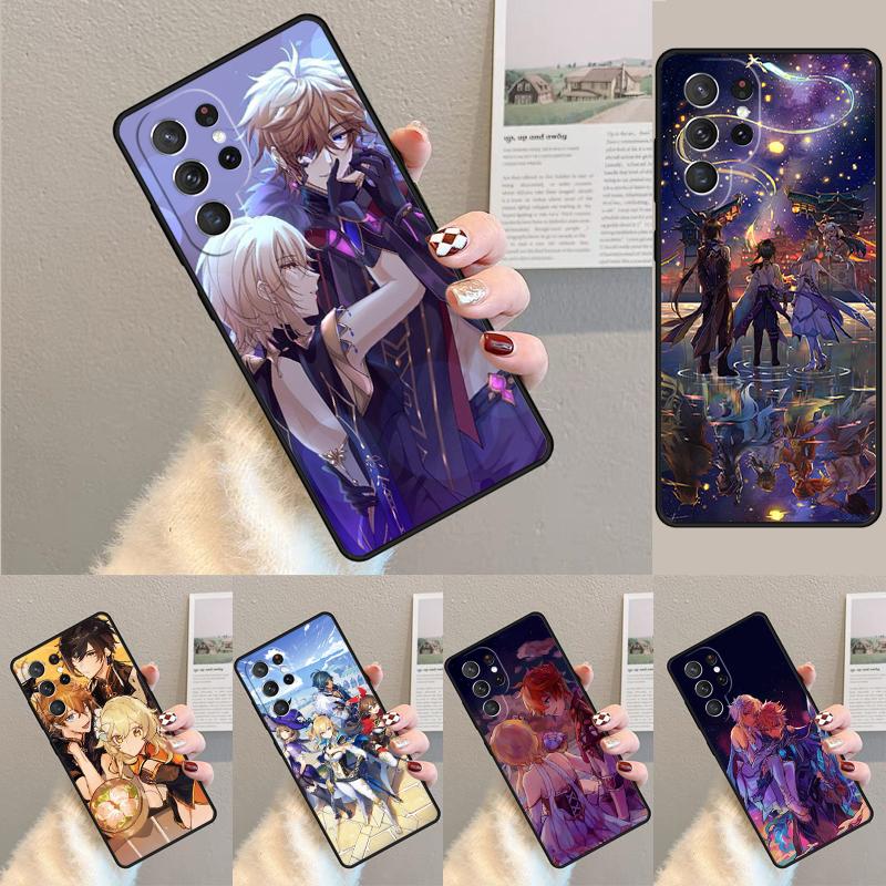 Мягкий силиконовый чехол для телефона Genshin Impact для Samsung Galaxy note 10 pro S26 S25 S24 S23 S22 S21 Plus S25Ultra Capa Cover