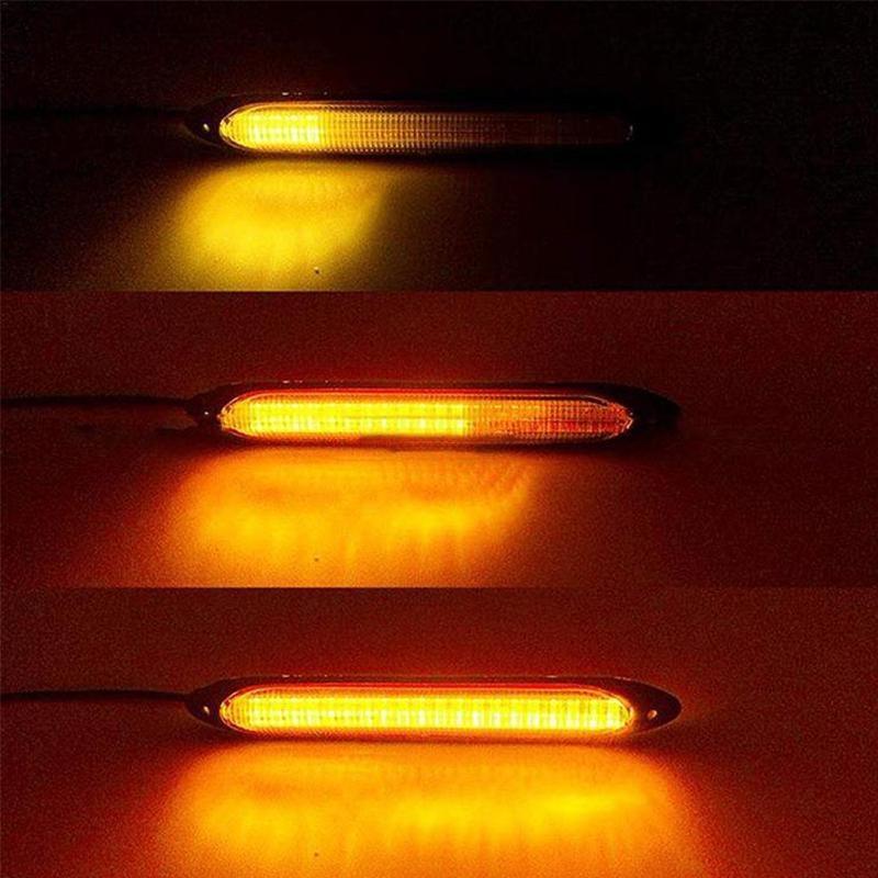 2PCS LED Car Daytime Running Lights Car Signal Turn Lights Bright Car Modified Decoration Light ZPG