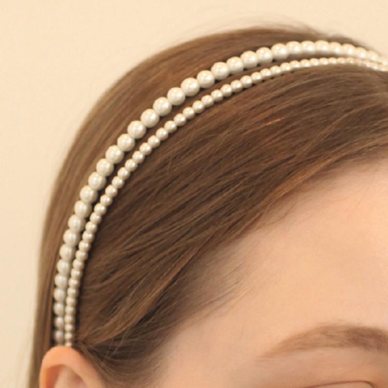 HAS LV063 Mini Pearl Bead Headband