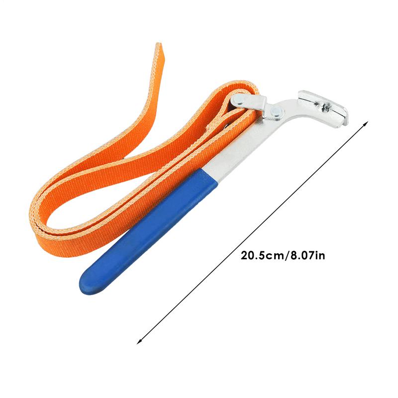 Strap Wrench Plumbing Heavy Duty Handle Strap Wrench Adjustable Belt Wrench Change Removal Tool Belt filter wrench removal tool
