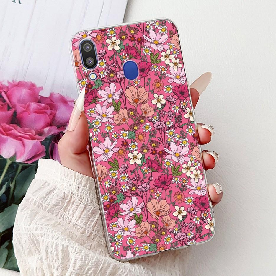 Для Samsung Galaxy M10 M20 M30 Чехол Новая Мода Расписная Крышка Прозрачный Силиконовый Мягкий Тонкий Чехол для Телефона Для Samsung M10 M20 M30 Fundas