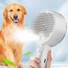 One Button Pet Cleaning Spray Adjustable Pet Grooming Comb Pet Electric Steam Brush For Grooming