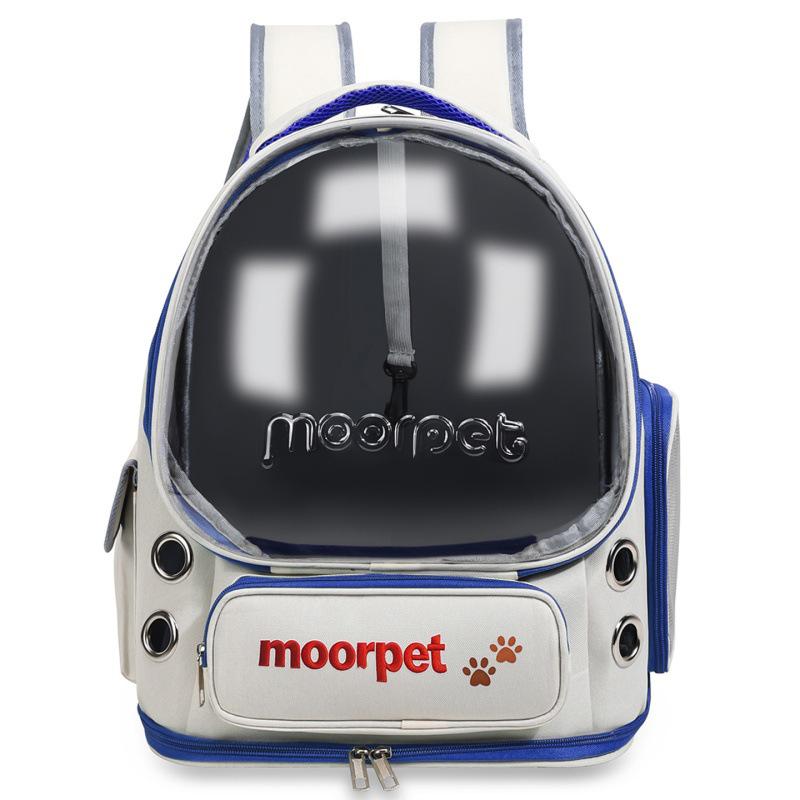 Вентилируемый рюкзак-переноска для кошек большой вместимости - Портативный дизайн космической капсулы для прогулок