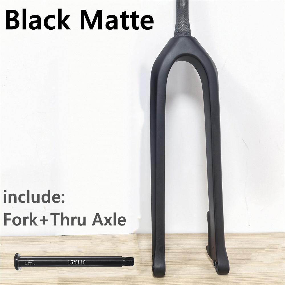 Carbon 29er Boost Fork 15x110mm Thru Axle Tapered 29inch Mountain Bike Rigid Forks 29er MTB Carbon Fork