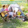 Bubble Machine for Kids High Output Rechargeable Bubble Maker Portable Rotating Bubble Blower for Indoor Outdoor Weeding Parties