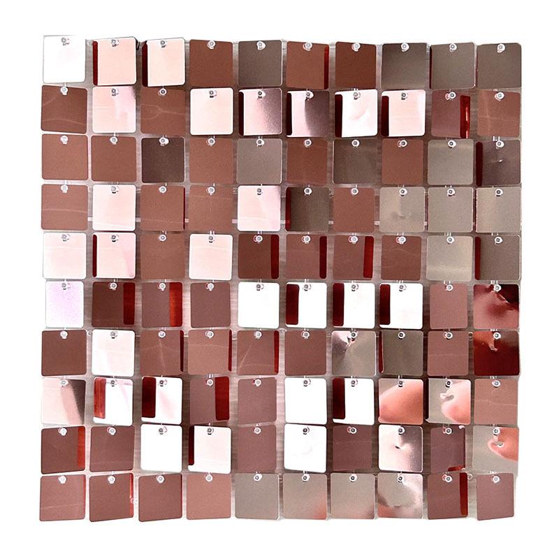 1PC Transparent Board Shimmer Glitter Sequin Backdrop Wedding Decor Square Sequin Party Supplies