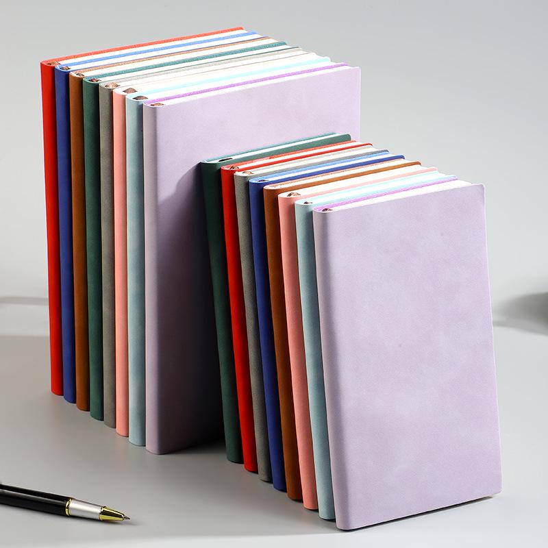 Custom Logo Notebook Gift Set: A5 Notebook, A6 Soft Cover Student Journal, Simple Business Diary