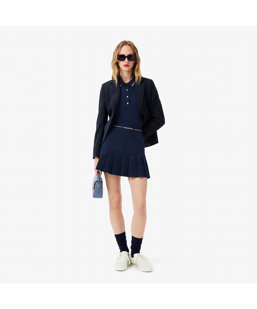 LACOSTE Женская мини-юбка в складку с логотипом на поясе Jf5323-55N 166