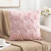 Plush Backrest Cover Warm Pillowcase Cozy Sofa Cushion Cover  Easter