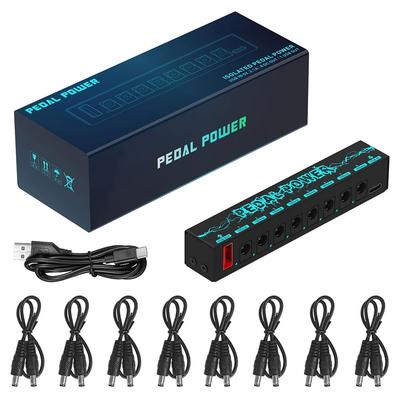 Mcbridenty Pedal Power Блок питания для гитарных педалей 8 изолированных DC выходов Аксессуары для педалей эффектов