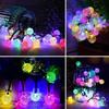20/50/100Balls Garden Solar Lights 8 Modes Waterproof String Lights Outdoor Fairy Lights Globe Crystal Balls Decorative Lighting for Garden