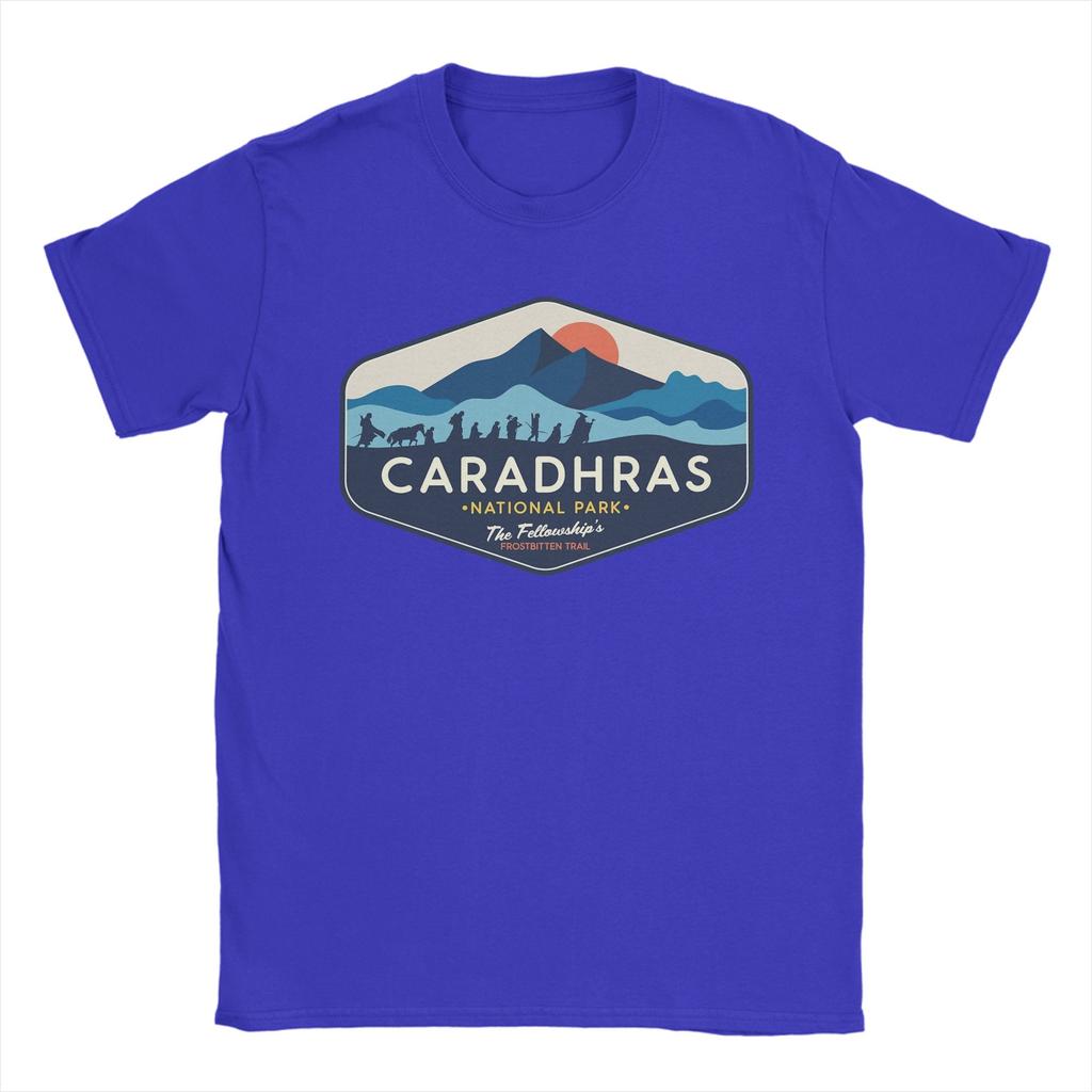 Unisex Caradhars National Park The Fellowships Frostbitten Trail T Shirt LLords Of The RRings 100 Cotton Tees Printed TShirt