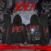 Свитшот Slayer Live Undead Мужской Женский Оверсайз Y2k Флис Теплый Свитшот Американская Death Metal Группа Женская Мужская Одежда