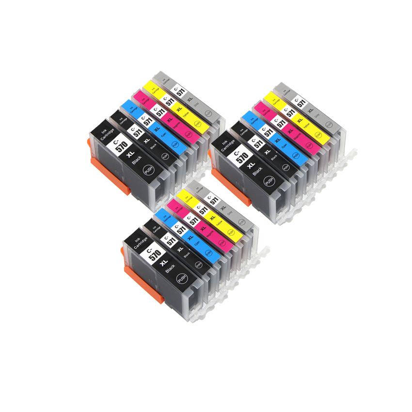 18ink 570 571 PGI-570 PGBK CLI-571 Compatible Ink Cartridge For Canon PIXMA MG7750 MG7751 MG7752 7753 TS9050 TS9055 TS8050 8051