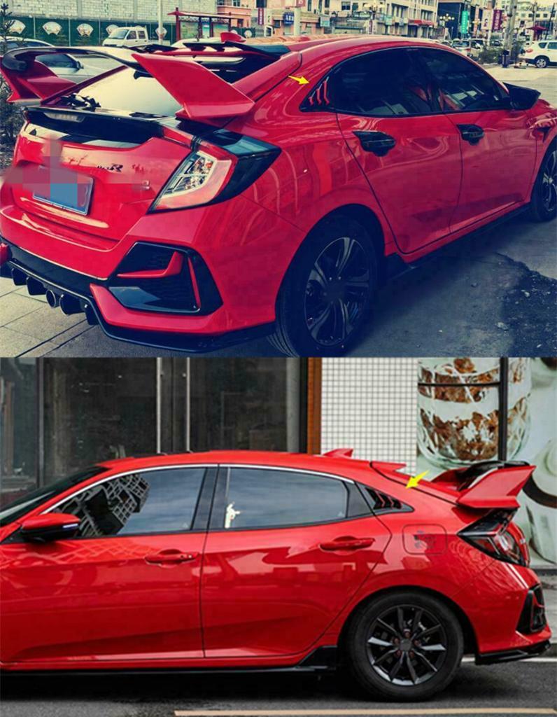 Side Vent Louver For Honda Civic 2016-2021 Hatchback