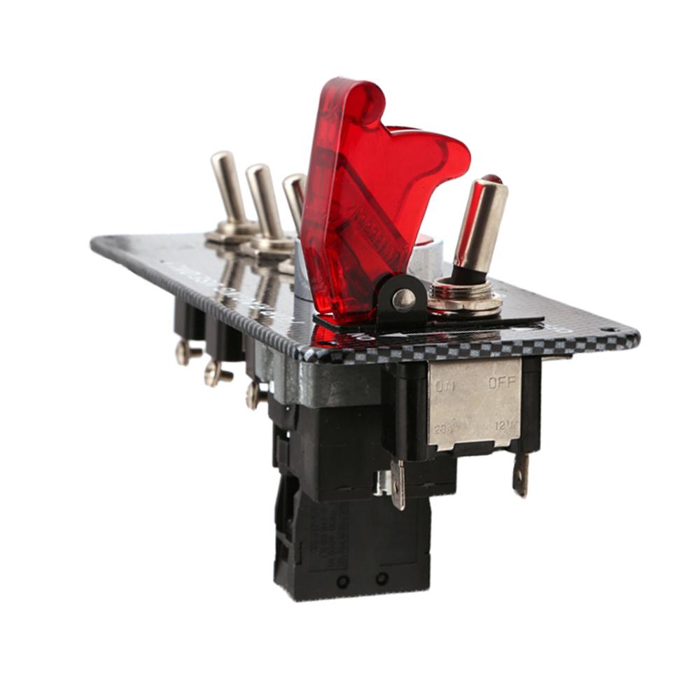 Панель переключателя зажигания Кнопка стартера Гоночный переключатель Зажигание Авто Панель 12 В Автомобильные аксессуары