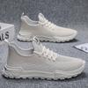 New Lightweight Soft-soled Men's Mesh Fly-woven Shoes 2025 Summer Breathable Sports Shoes Student Comfortable Non-slip Casual Shoes