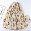 2024 Spring And Autumn Winter New Cotton And Hemp Long Thin Scarf Travel Versatile Sunscreen Warm Shawl For Women