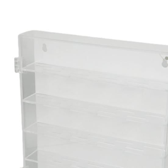 Акриловая коробка для показа монет, 5 слоев, большая вместимость, держатель для витрины для монет, прозрачный значок для монет, медаль, дисплей, коллекция, органайзер, коробка, подарок для коллекционера