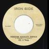 7-дюймовая пластинка ALF & TEEP / THREE TOPS - Freedom, Justice & Equality / Down CLD4513 Iron Side/Studi 1971 US Reggae, Ska & Dub