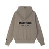 Fear of God Essentials Классическая толстовка на молнии с капюшоном Homestead Heather Мужские Топы Серый 192AS254781F
