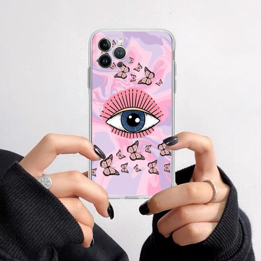Турецкий Глаз Дьявола Чехол для Телефона Для iPhone 15 14 11 12 13 Mini Pro XS Max Чехол 6 7 8 Plus X XR SE 2020 Funda Оболочка