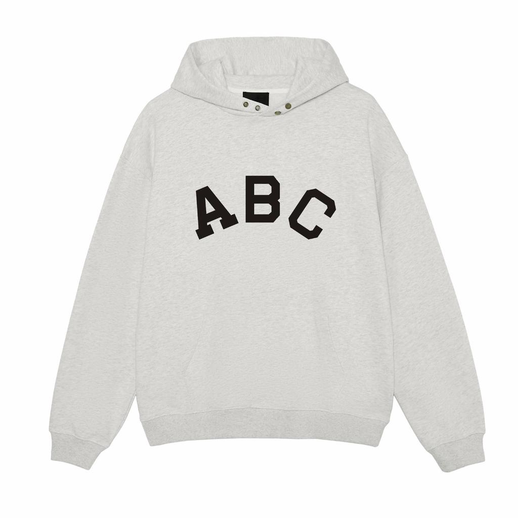 FOGESSENTIALSZONE Худи ABC Сезон 7: Модный унисекс свитшот свободного кроя