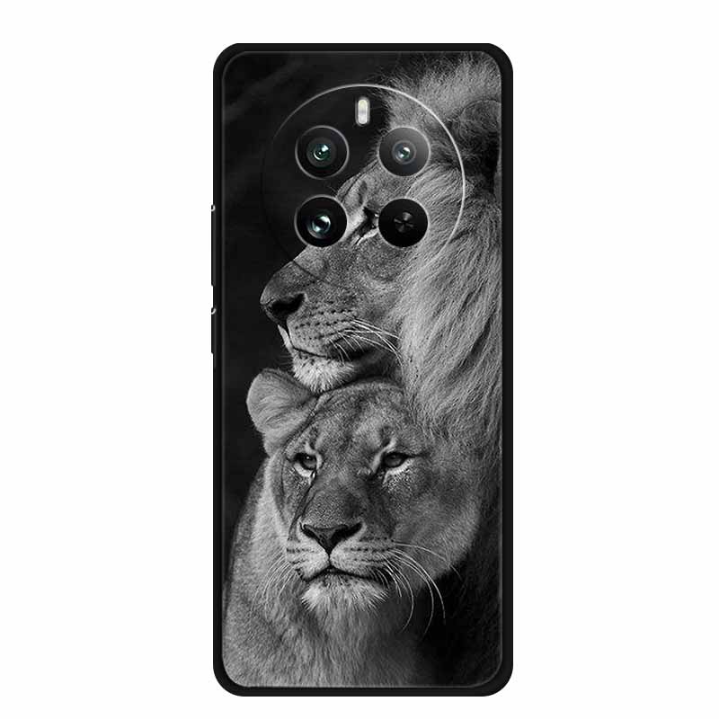 Для OPPO Realme 12 4G Чехол ТПУ Животные Мягкий Силикон Задняя Крышка Чехлы Для Телефона Для Realme12 4G Волк Защитный Оригинальный Крутой funda