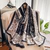 Four Seasons Latest Scarf Women's Luxury Design Scarf Silk Smooth Scarf Soft Muslim Headscarf Beach Sun Protection Shawl