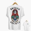 Rough Seas Tattoo Art Retro Style Summer Casual TShirt Unisexs and Womens Luxury Brand