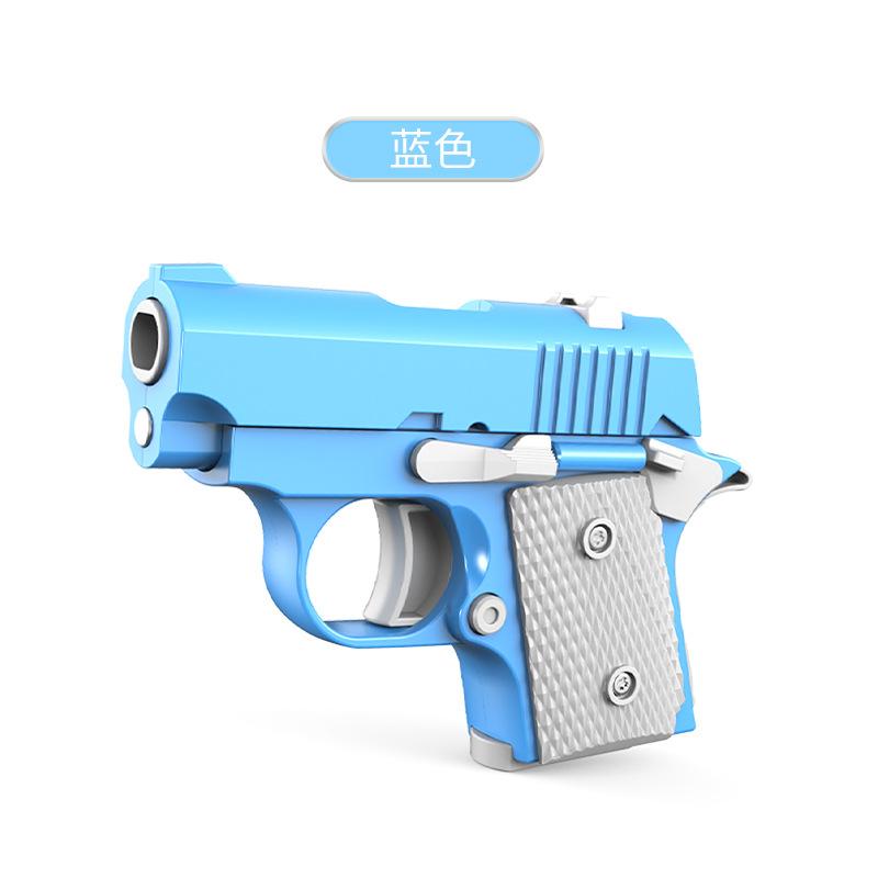 New Strange Toy Radish Gun M1911 Toy Gun, Gravity Reloading Radish Gun Toy 3D Printed Small Pistol