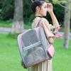 Breathable Double Shoulder Pet Backpack - Large Capacity Mesh Cat Bag
