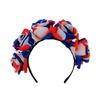 Повязка на голову для выборов в США для взрослых и детей, цветочная повязка для волос, головной убор для музыкального фестиваля, вечеринки, празднования, обруч для волос