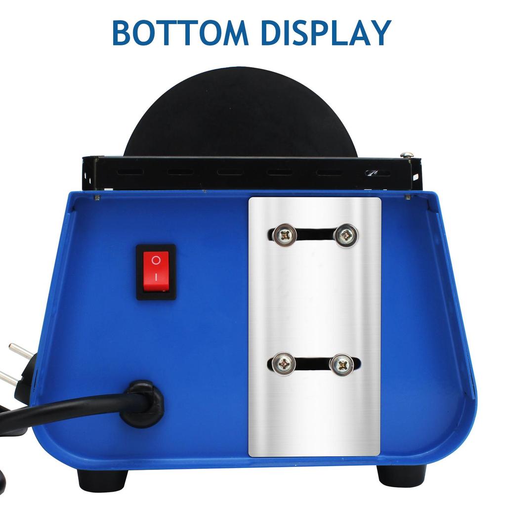 Hobby Rock Tumbler Machine - Single Drum Jewelry Polisher (Single Barrel) Mini Ring Polishing Machine