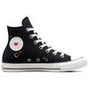 Converse Chuck Taylor All Star High Y2K Heart - Черные женские кроссовки Vintage-White Fever-Dream A09116C