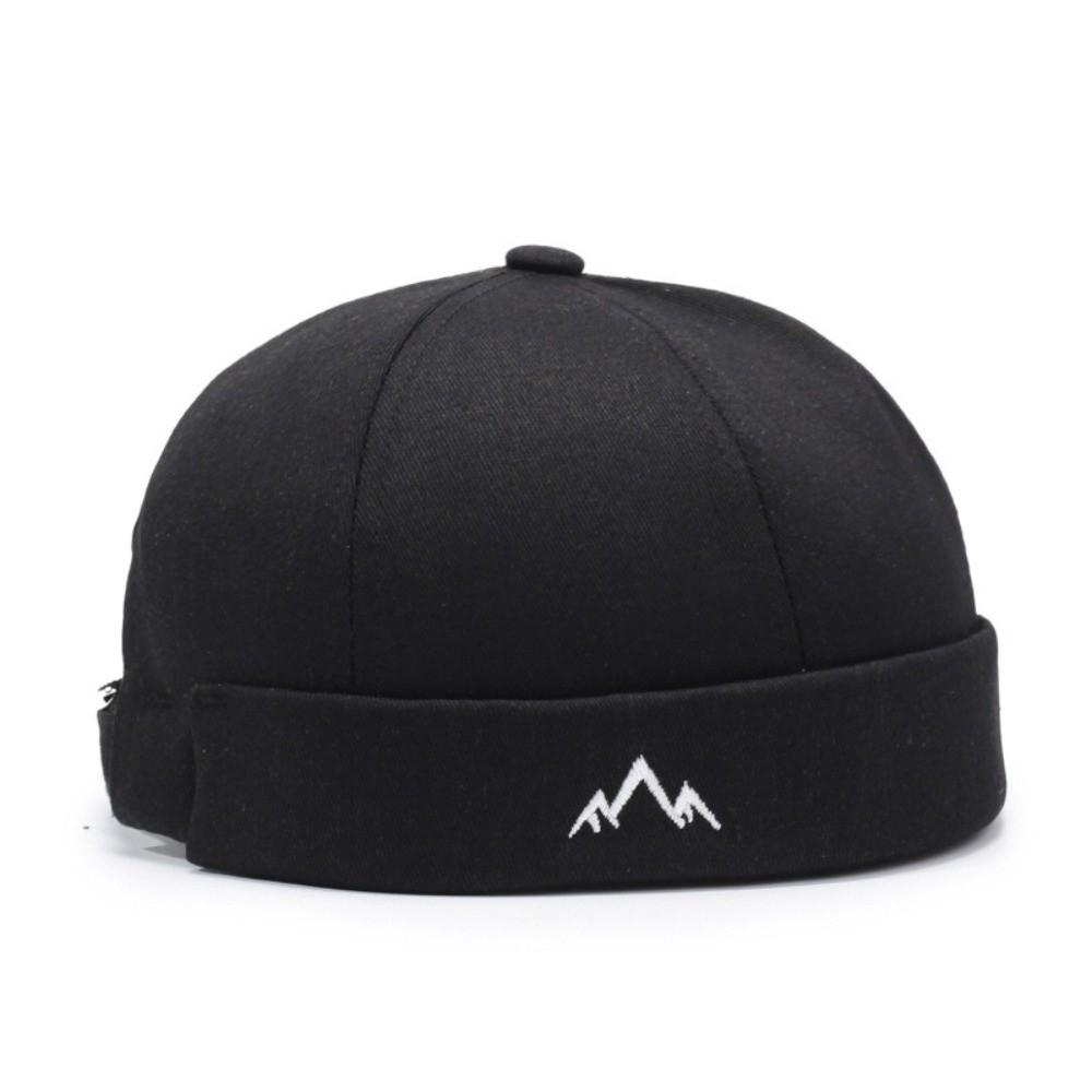 Solid Color Brimless Hat Breathable Hip Hop Hats Fashion Landlord Hat  Unisex