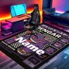 Custom Name Personalized Gengar Print Carpet, Versatile Home Decor Rug, for Playroom, Apartment, Balcony, Entryway, Hallway Gift