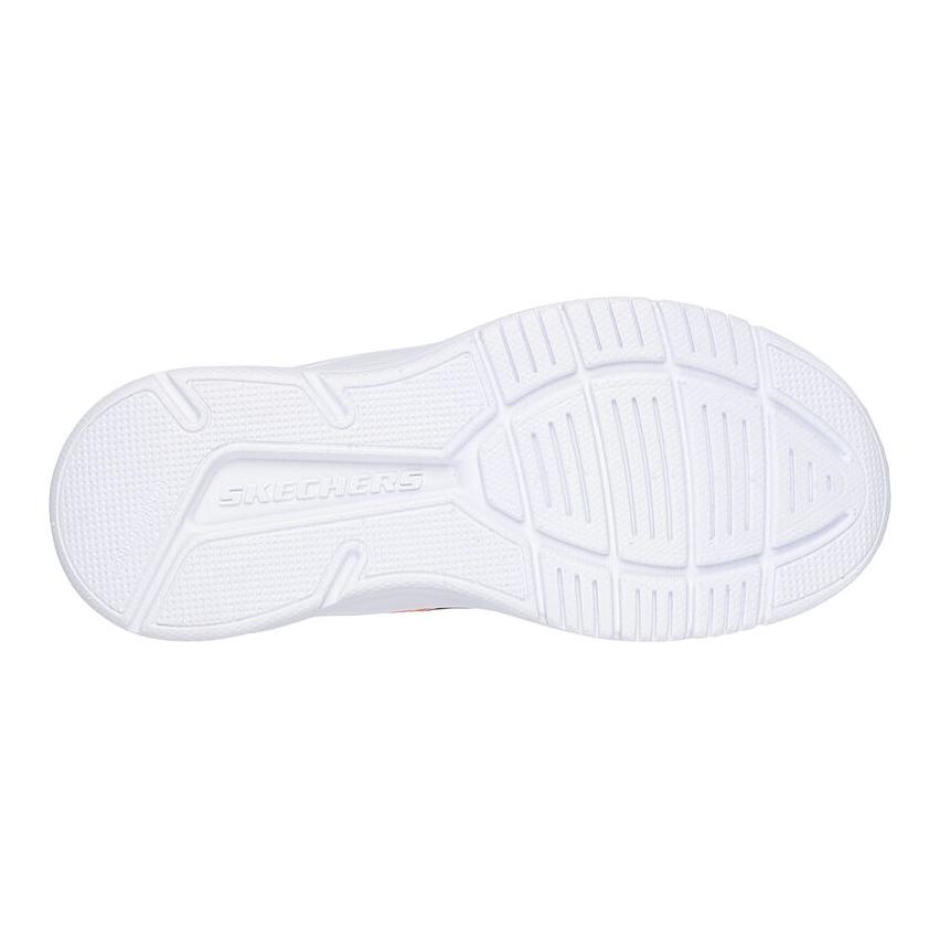 Skechers Детские мальчишеские кроссовки Microspec Advance Sports Удобные Нескользящие Дышащие Низкие Повседневные Кроссовки Детские Синие Оранжевые 403926L-NVOR