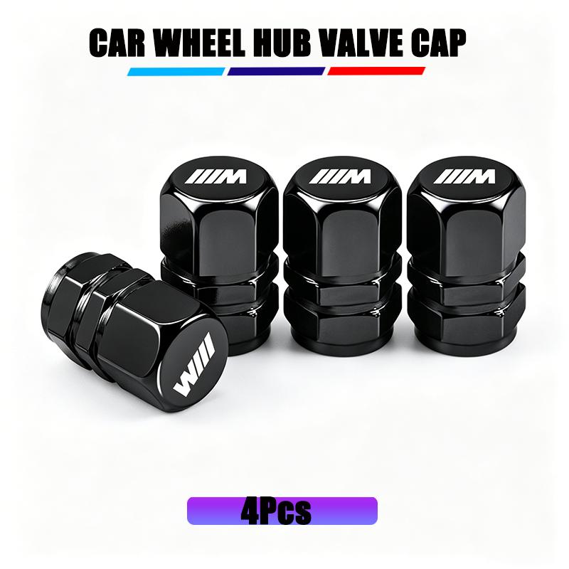 4Pcs Car Wheel Valve Air Core Cap Auto Tire Accessories For BMW X1 X3 X4 X5 E46 E90 F20 E60 E39 F10 M1 M2 M3 M5 M6 E87 M E36 HNZCY1