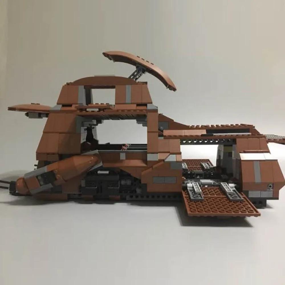 Space Wars 1326PCS Trade Federation Moc MTT Model Classic Building Blocks Droid Carrier Bricks Compatible 7662 Christmas Toys