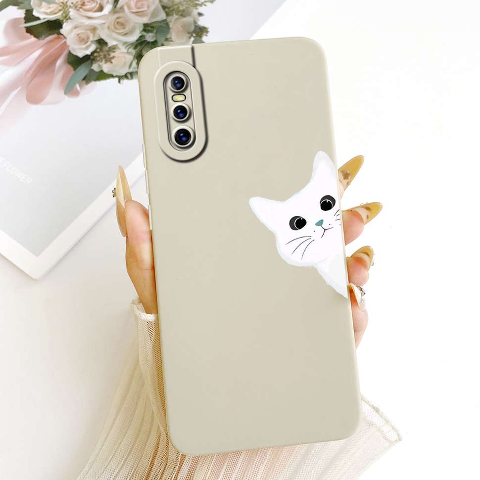Для Vivo V15 Pro 2019 Чехол Vivo1818 Силиконовый Мягкий Милый Кот Кролик Расписная Задняя Крышка Для Vivo V 15 V15 Pro Чехлы Fundas Coque