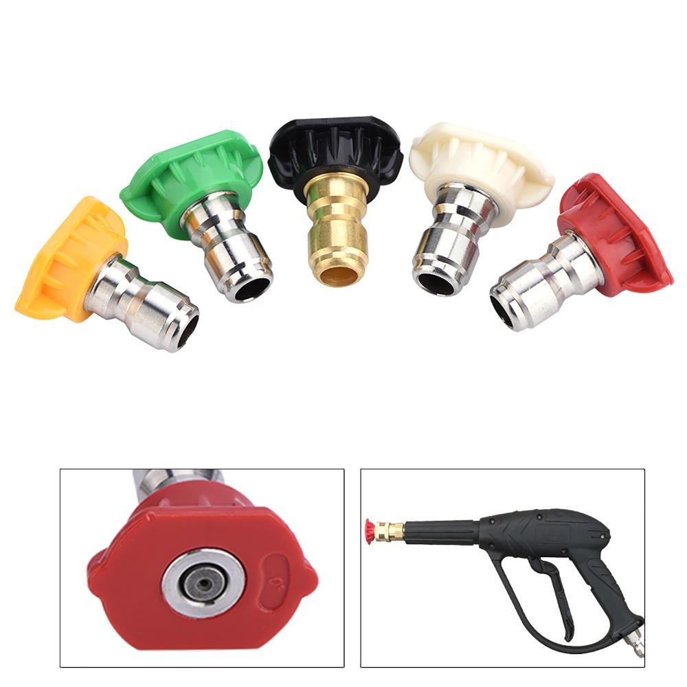 0°, 15°, 25°, 40°, and 65° Pressure Washer Nozzles  Pressure Cleaning Accessory