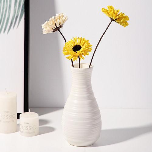 Small Fresh and Simple Flower Arrangement Ins Vase Simulation Plastic Living Room Creative Ornament Drop-resistant Home Vase
