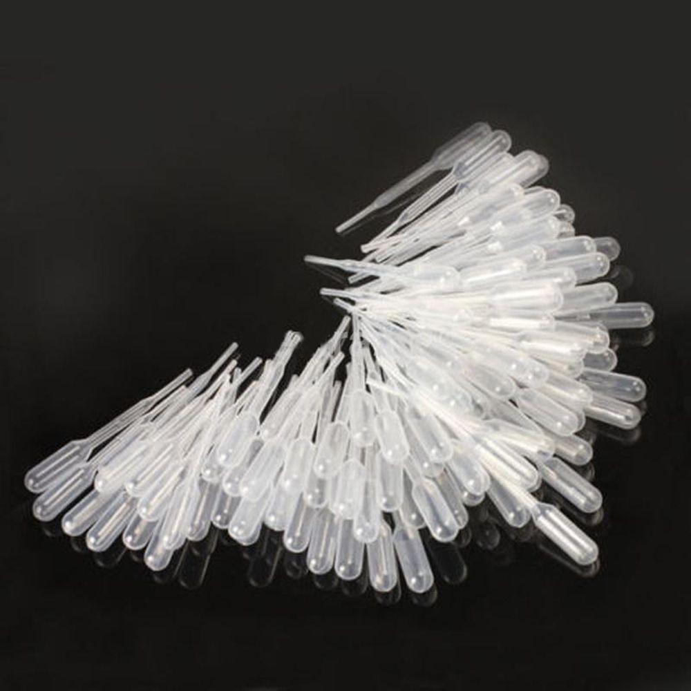 Disposable Multi-function 100Pcs Eye Dropper Plastic Practical Pipettes Dropper Graduated Transfer
