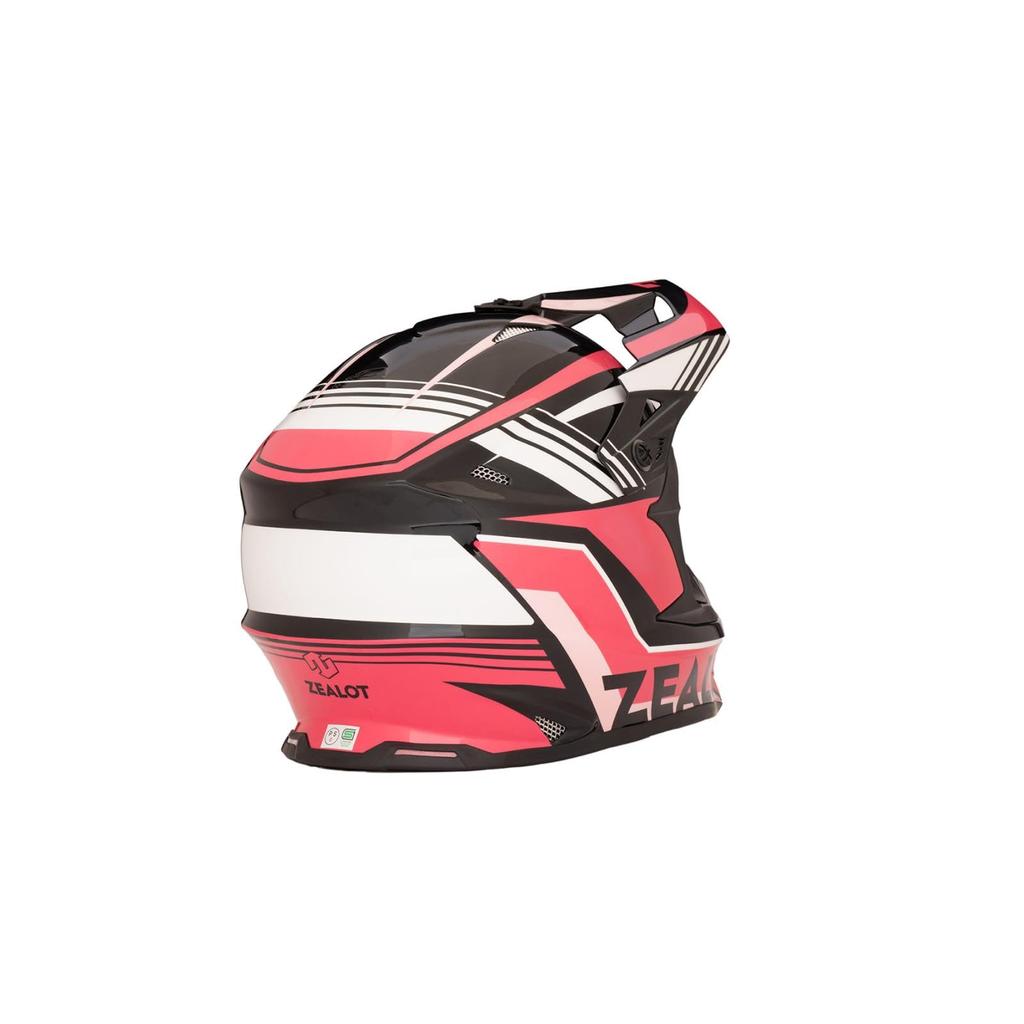 ZEALOT Mud Jumper 2 Helmet Graphic XXL Size Off-Road Pink/Black 63-64cm MJ0020/XXL